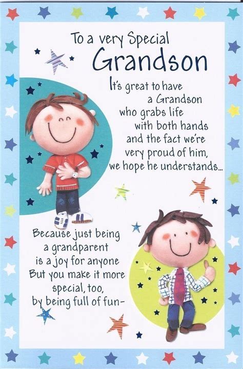 Pin By Laverne Toll On Birthday Greetings Grandson Birthday Cards