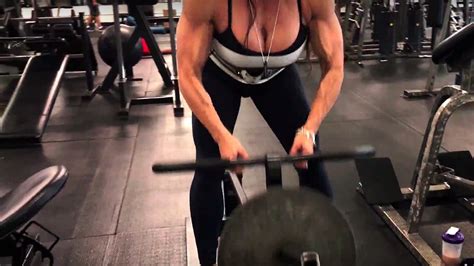 Back Workout T Bar Row W Denise Masino Miss Fit Youtube