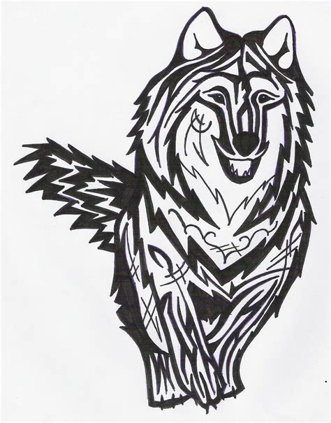 Running Wolf Tattoo By Designerdragon On Deviantart