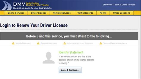 Driver license or id card renewal. North Carolina DMV tests online driver license renewal ...