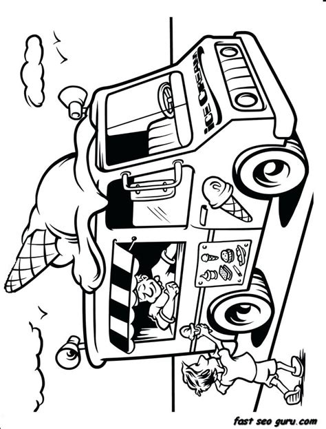 Just click to print out your copy of this ice cream truck coloring page. Ice Cream Truck Coloring Page at GetColorings.com | Free ...