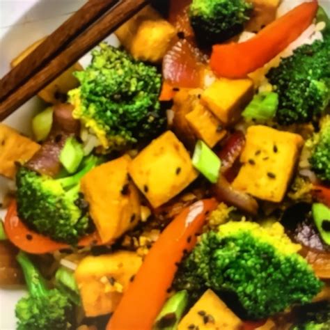 Deep Fried Tofu Mix Vegetables Prairie Asian Bistro