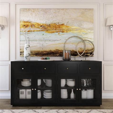 Modern Buffet Cabinet Dining Rooms Styling A Buffet In Dining Room