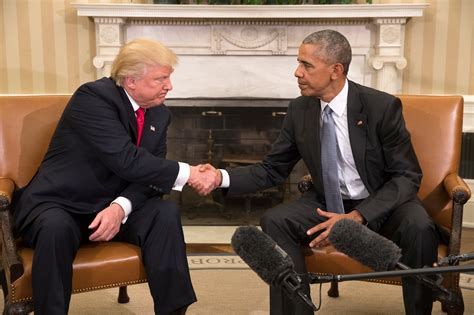 Trump And Obama Hold Cordial Minute Meeting In Oval Office The New