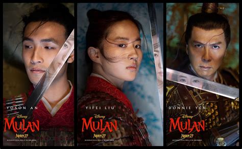 Check Out The New Character Posters For Disneys Live Action Mulan