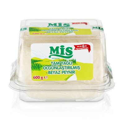 Mis Tam Yağlı Olgunlaştırılmış Beyaz Peynir 600 g İsteGelsin