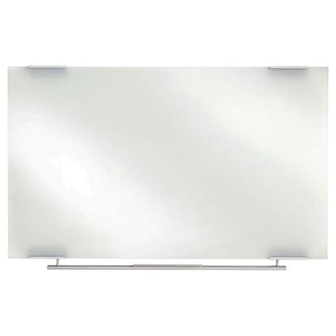 Clarity Glass Dry Erase Board With Aluminum Trim By Iceberg Ice31150
