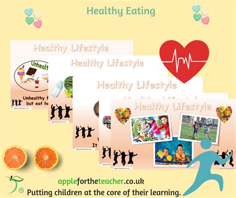 Healthy Lifestyle Powerpoint Presentation Apple For The Teacher Ltd