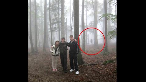 Scary Slender Man In The Woods
