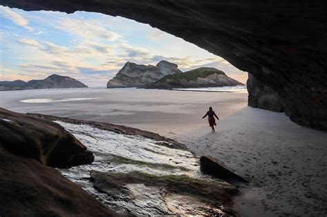 Wharariki Beach New Zealand Tides Caves And Archway Islands