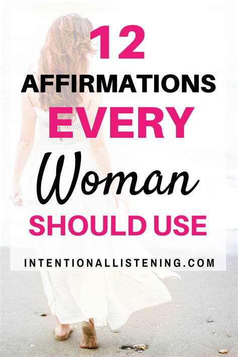 Powerful Affirmations Every Woman Should Use Affirmations