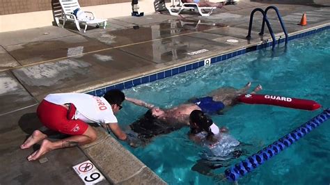 Lifeguarding Drill Ymca Speed Board Exit With Victim