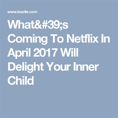 See everything that's coming to netflix in april below. Don't Miss These Movies & Shows Coming To Netflix In April ...