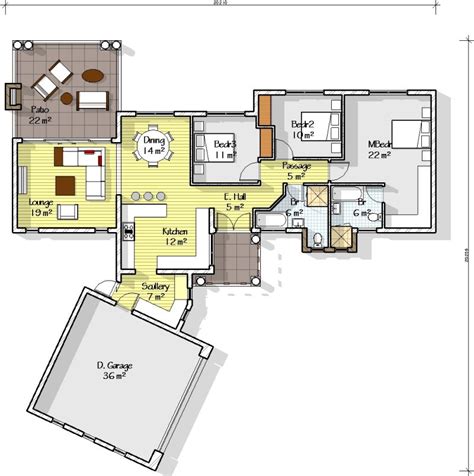 Small 3 bedroom house plans south africa. Net house plan T207 - Floor Plan - NethouseplansNethouseplans
