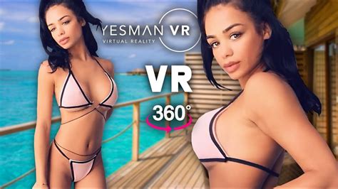 [360 vr 4k] bikini girl shoot backstage virtual reality model for oculus go quest discover