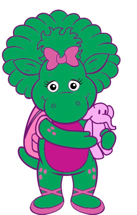 Baby Bop With Her Pink Elephant Stuffie By Jack1set2 On Deviantart