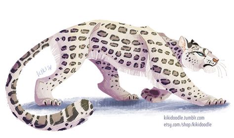 Snow Leopard By Kiki Doodle On Deviantart