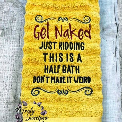 Get Naked Towels Etsy