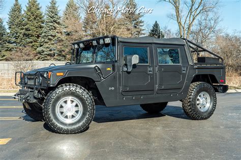 Used 2002 Hummer H1 Open Top 4wd Diesel Winch Only 25k Original Miles