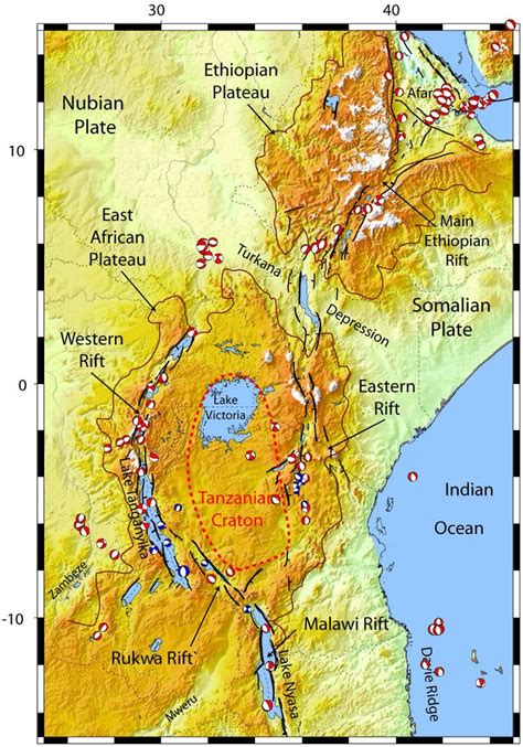 We did not find results for: The East African Rift System is a 5,000 km long series of continental rifts and countless normal ...