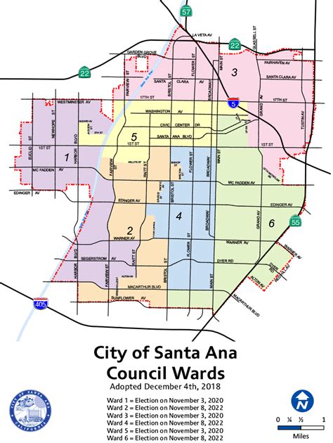 Santa Ana Council Wards Map Voice Of Oc