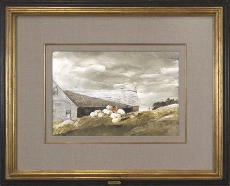Andrew Wyeth Albinos Study At 1stdibs Andrew Wyeth Watercolor