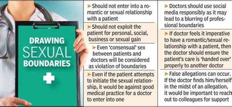 Not Even Consensual Sex With Patients Mci Frames New Guidelines For