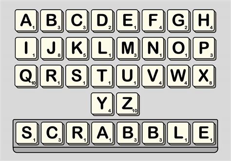 Free Printable Scrabble Letter Tiles Sign Paper Trail Scrabble
