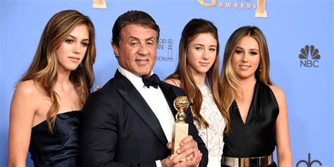Sylvester Stallones Daughters Named Miss Golden Globe 2017