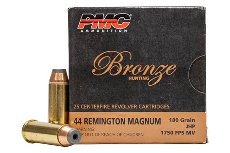 Pmc 44 Remington Magnum 180 Gr Jhp Bronze Hunting 25box Sportsmans