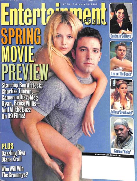 Ben Affleck And Charlize Theron Entertainment Weekly Cover