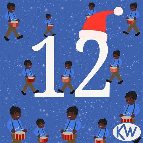 On The Twelfth Day Of Christmas My True Love Sent To Me 12 Drummers Drumming Merrychristmas