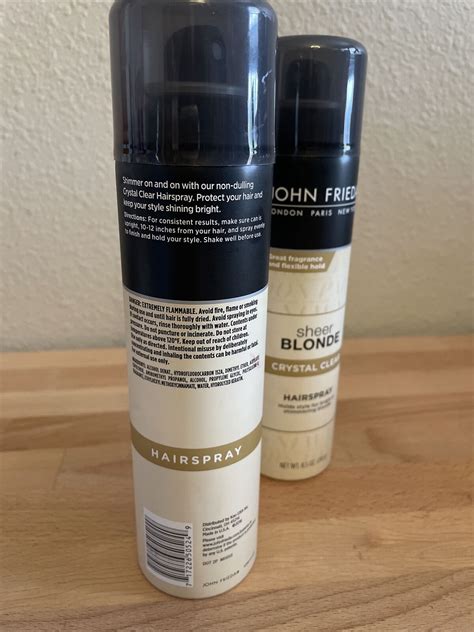 2x John Frieda Sheer Blonde Crystal Clear Hairspray 85oz New 717226505249 Ebay
