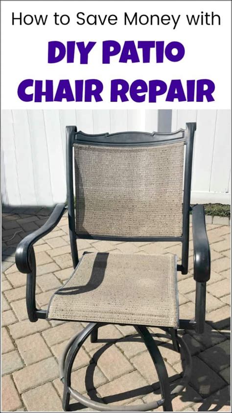 See How To Save A Ton Of Money With Diy Patio Chair Repair Before You