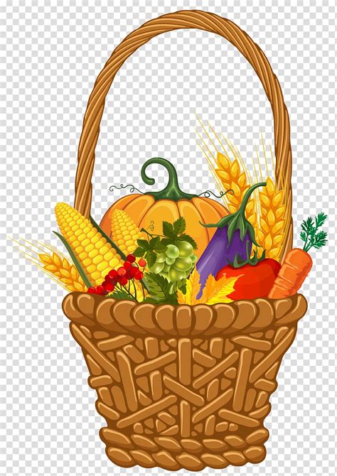 Free Download Multicolored Vegetable Basket Illustration Basket