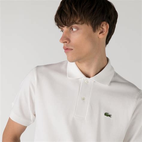 Lacoste Mens Classic Fit L1221 Organic Cotton Piqué Polo Shirt L1221