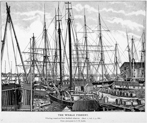 Whaling Vessels At New Bedford Massachusetts