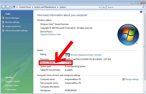 In this example, the maximum ram capacity supported by motherboard is 32gb. How to Tell How Much RAM You Have in Windows Vista: 4 Steps