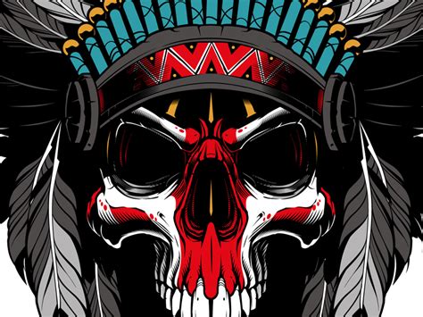 Indian Chief By Jared Mirabile On Dribbble