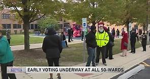 Early voting expands to all 50 Chicago wards; some voters face long lines
