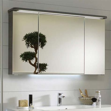 Heavy metal bathroom wall cabinet with wooden framed mirror door. Balto 1200 Mirror Storage Cabinet 3 Doors Including ...