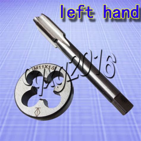 1 Set Lh M11x10mm Left Hand Machine Tap And Die Threading Tools M111