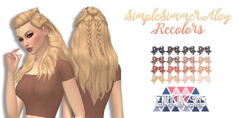 Simsworkshop Aloy Hair Recolored By Enticingsims Sims 4 Hairs