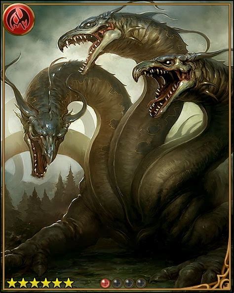 Mythical Creatures Art Hydra Monster Dragon Artwork Fantasy