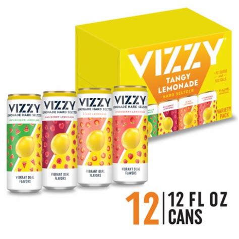 Vizzy Lemonade Hard Seltzer Variety Pack 12 Cans 12 Fl Oz Fred Meyer