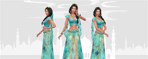 Stardust Sims 4 — Hoanglapsims Princess Jasmine Aladdin Ts4