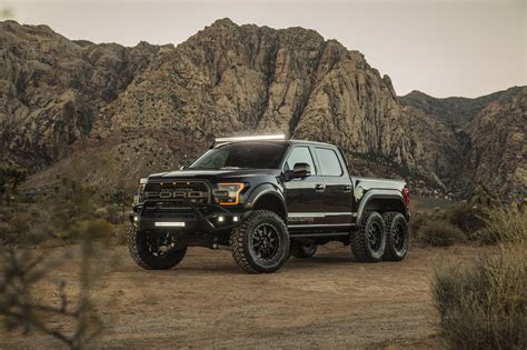 This 6 Wheel 600 Horsepower Hennessey Velociraptor Is The Ultimate Off