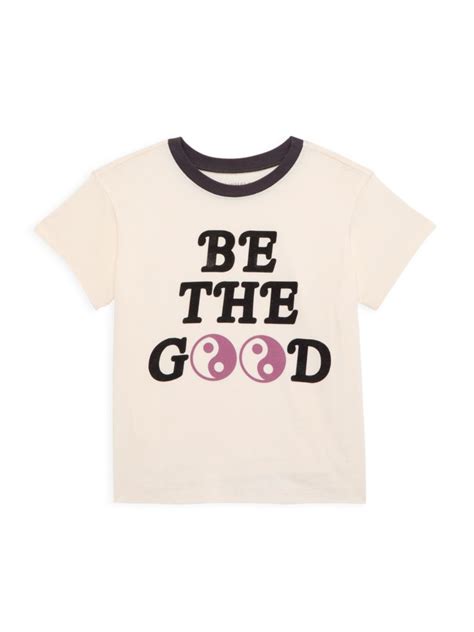 Shop Tiny Whales Little Girls And Girls Be The Good Boxy T Shirt Saks