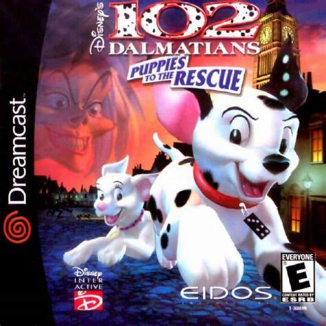 The dalmatian puppies' parents, dipstick and dottie, set off to cruella's toy factory with the intention of getting their other puppies back. 102 Dalmatians Puppies to the Rescue Dreamcast Game