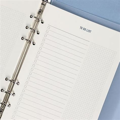 Mochithings Life 6 Ring A5 Planner Refill